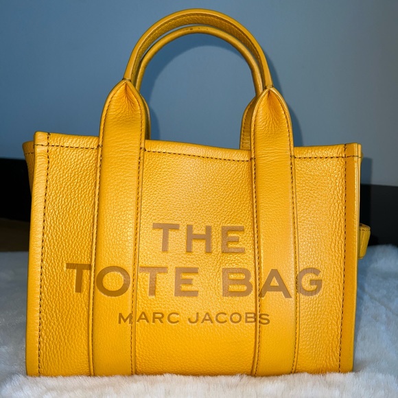 Marc Jacobs Handbags - MARC JACOBS The Leather Mini Artisan Gold Tote Bag